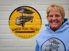 Sunrise Pedal Trolley Features Beer, Wine & Fun